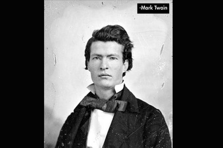 Chân dung tác giả Mark Twain ngày trẻ