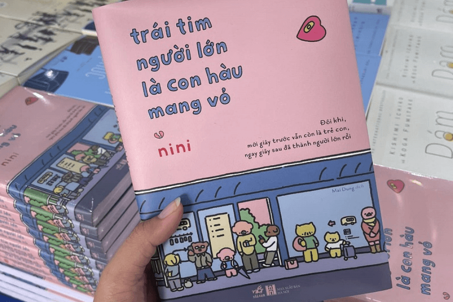 Trái tim người lớn và con hàu mang vỏ