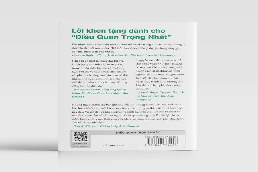 lời khen sách Điều quan trọng nhất