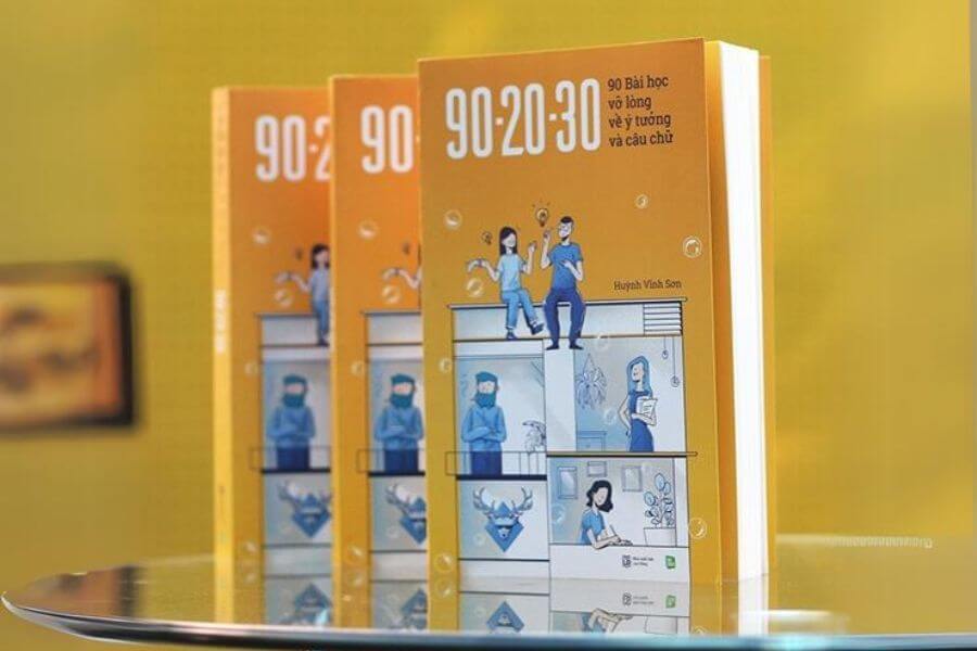 cuốn sách “90-20-30 90 bài học vỡ lòng về ý tưởng và câu chữ”