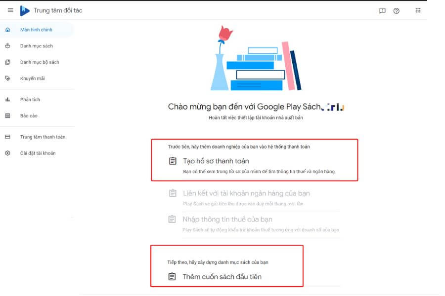 cập nhật thông tin người bán sách